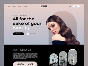 طراحی سایت آرایشی زیبایی و سایت سالن آرایشی در نتوتک